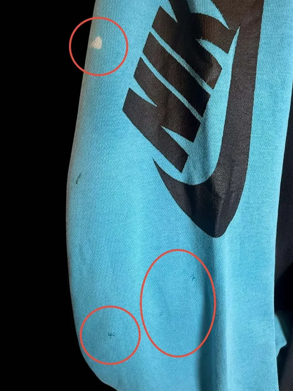 Nike NSW City Brights Double Swoosh Colorblock Hoodie Black Pink Blue Medium